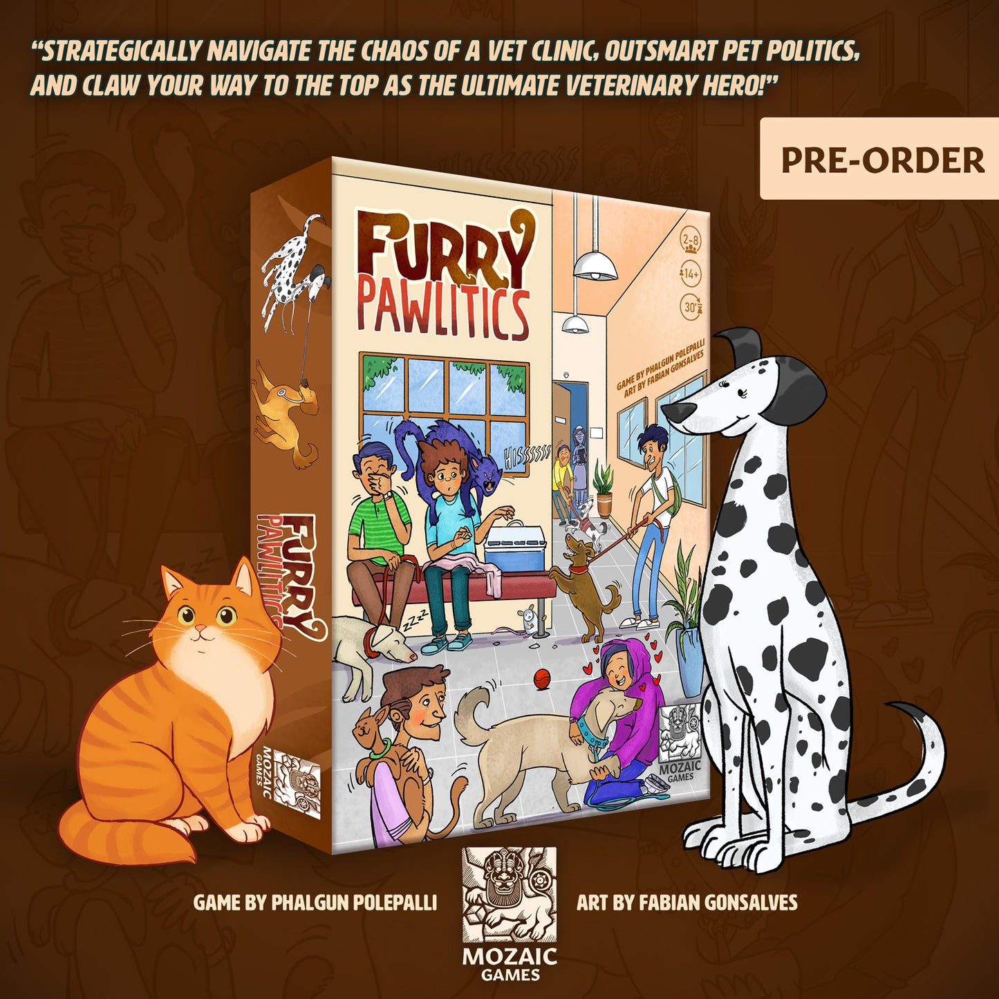 FURRY PAWLITICS | 2 - 4 PLAYERS | LIGHT-MID STRATEGY