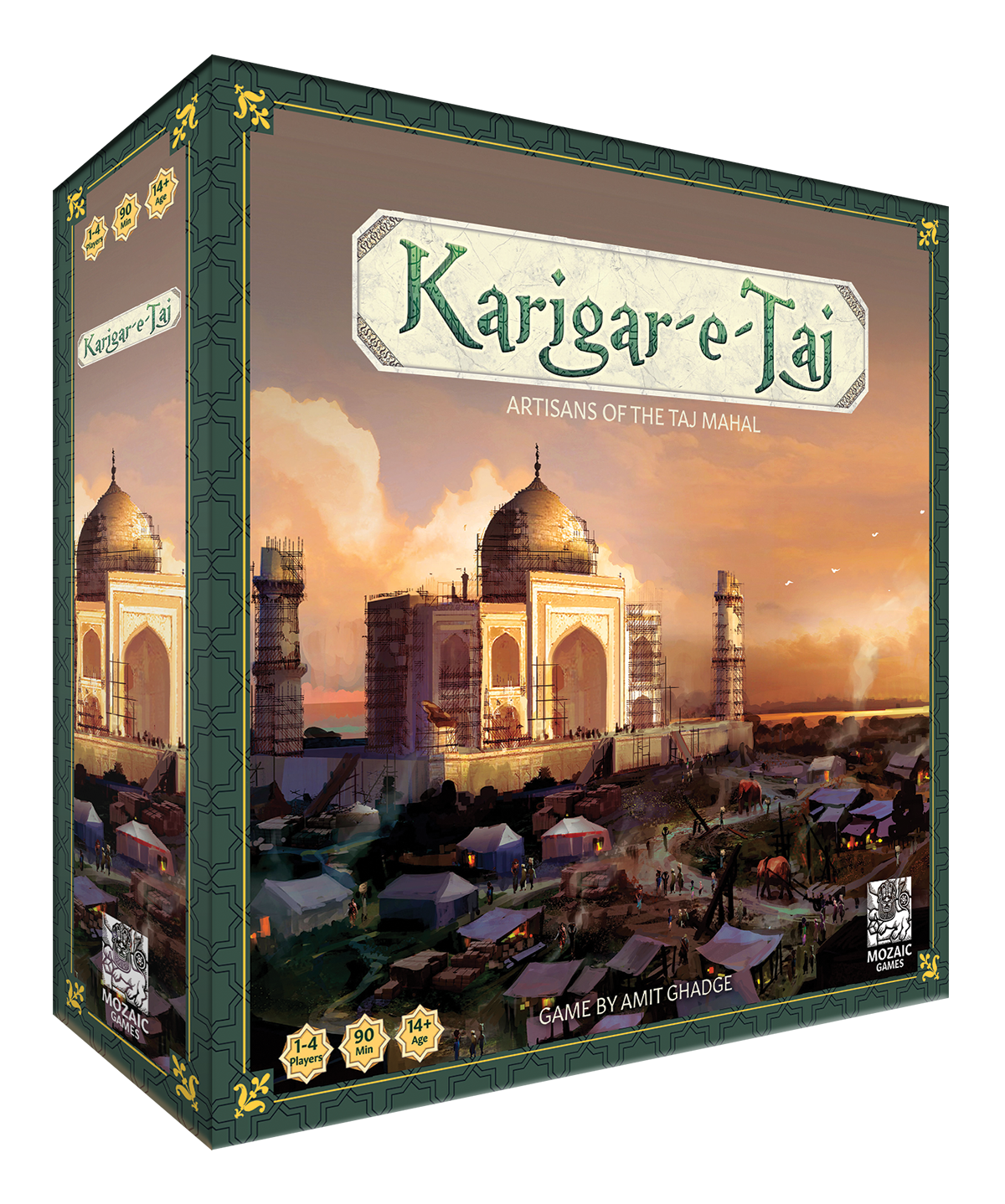 KARIGAR-E-TAJ | 1 - 4 PLAYERS | LIGHT-MEDIUM STRATEGY