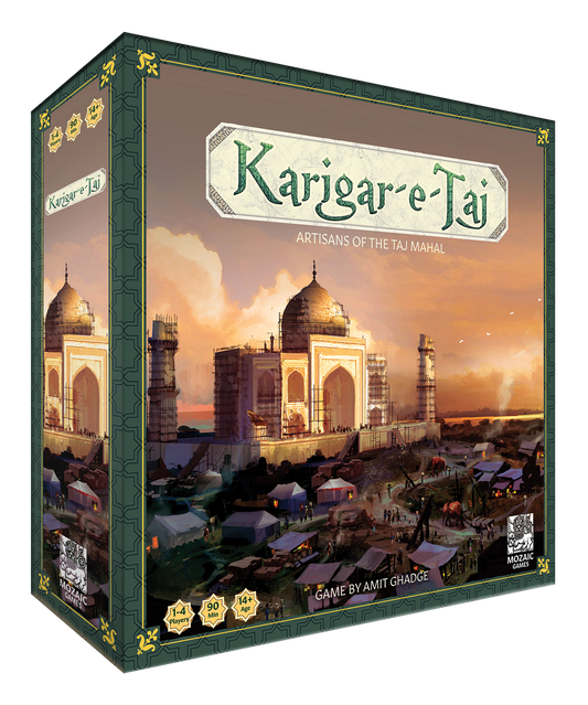 KARIGAR-E-TAJ | 1 - 4 PLAYERS | LIGHT-MEDIUM STRATEGY