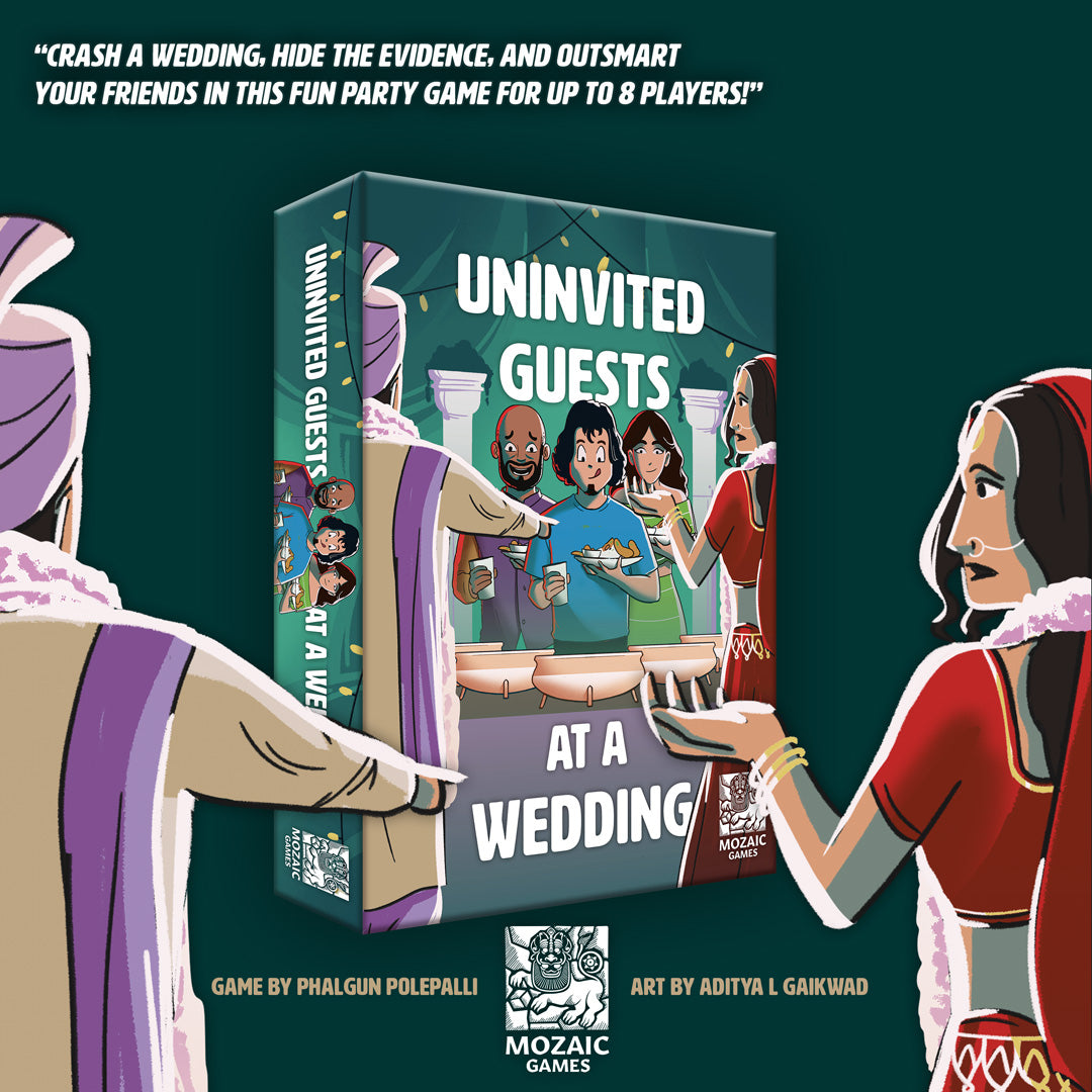 UNINVITED GUESTS AT A WEDDING| 2 - 8 PLAYERS | LIGHT STRATEGY FAMILY FUN PARTY