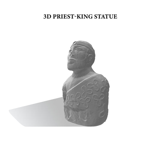 3D PRIEST-KING STATUE