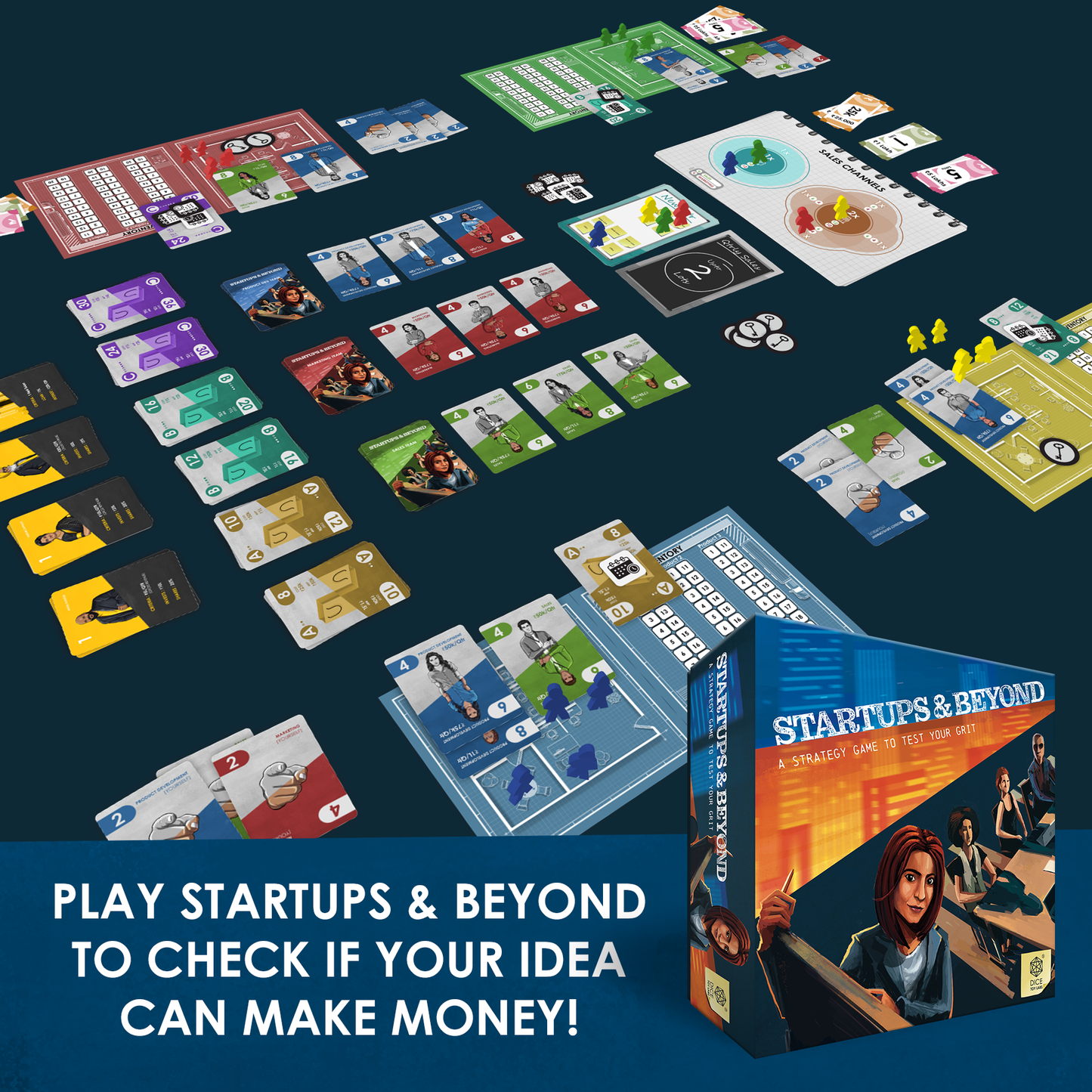 STARTUPS & BEYOND | 2 - 4 PLAYERS | MEDIUM-HEAVY STRATEGY