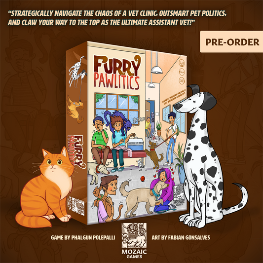 FURRY PAWLITICS | 2 - 4 PLAYERS | LIGHT-MID STRATEGY