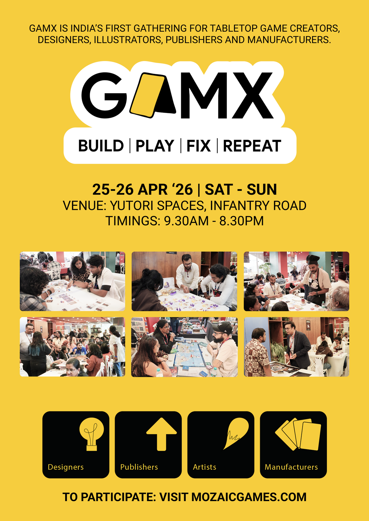 GAMX – MOZAIC GAMES
