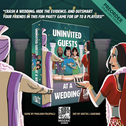 UNINVITED GUESTS AT A WEDDING| 3 - 8 PLAYERS | LIGHT STRATEGY FAMILY FUN PARTY