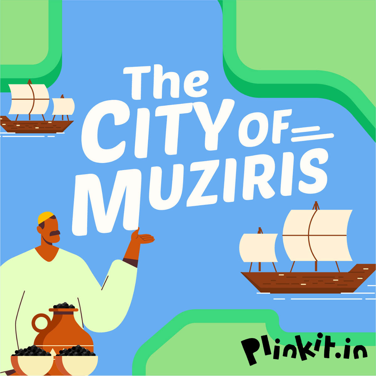 The City of Muziris | Pepper Trade in the historic city of Muziris | Ages: 10+ | 1-10 Players