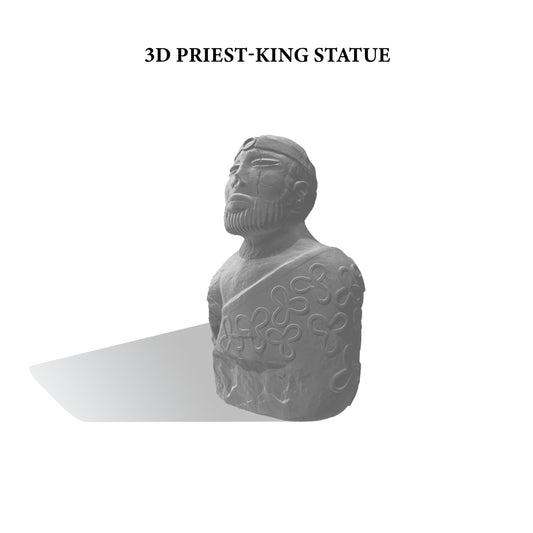 3D PRIEST-KING STATUE