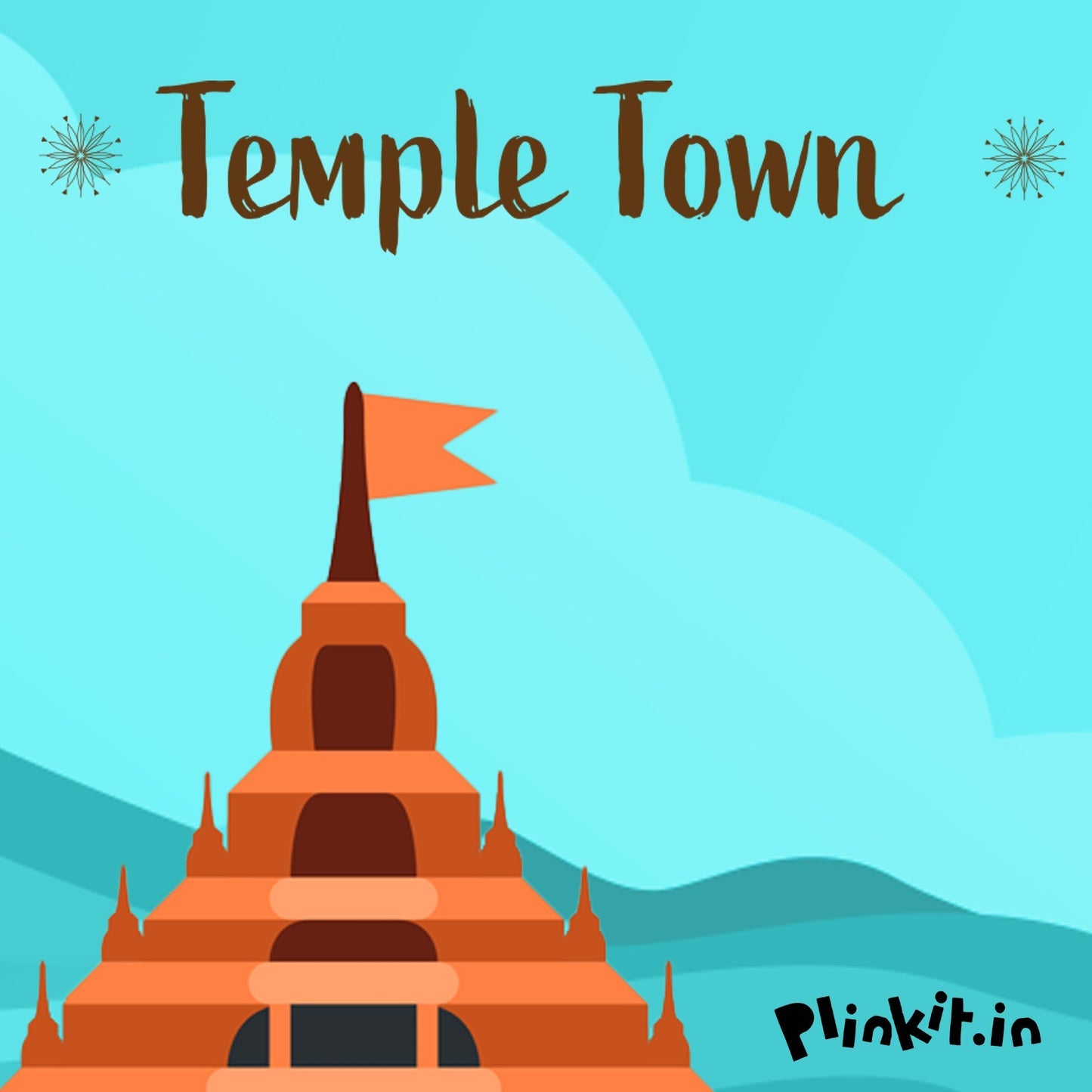 TEMPLE TOWN | Build a thriving temple town | Ages: 7+ | 1-4 Players
